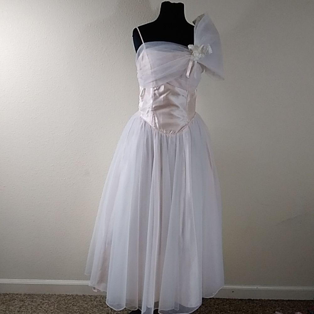 Vintage Dance Allure ILGWU Made In USA Women Dress Size M Approximate